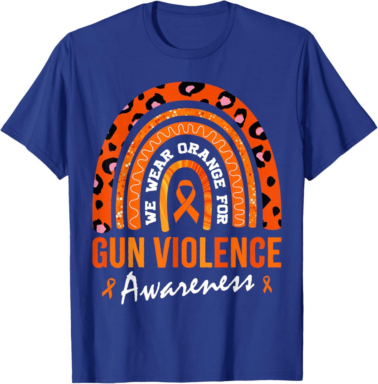 In June We Wear Orange for Gun Violence Awareness T-Shirt - T-Shirt | Royal