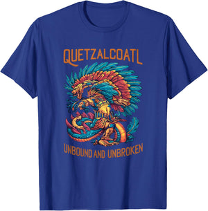 Aztec God Aztec Culture Mayan Indigenous Quetzalcoatl T-Shirt - T-Shirt | Royal