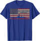 USS Dale DLG-19 CG-19 Destroyer Cruiser Ship USA Flag Kids Men T-Shirt - T-Shirt | Royal