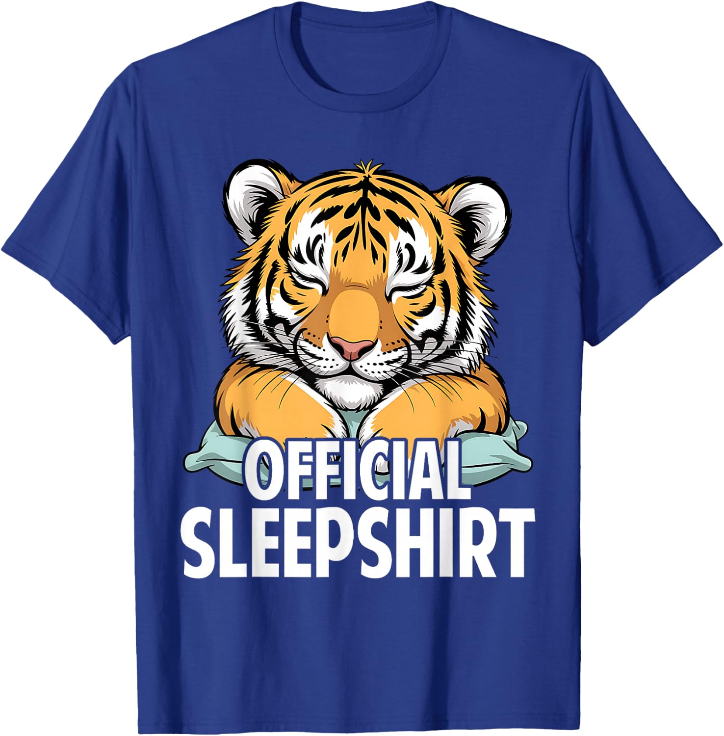 Tiger - Official Sleep Pajamas Nightgown T-Shirt - T-Shirt | Royal