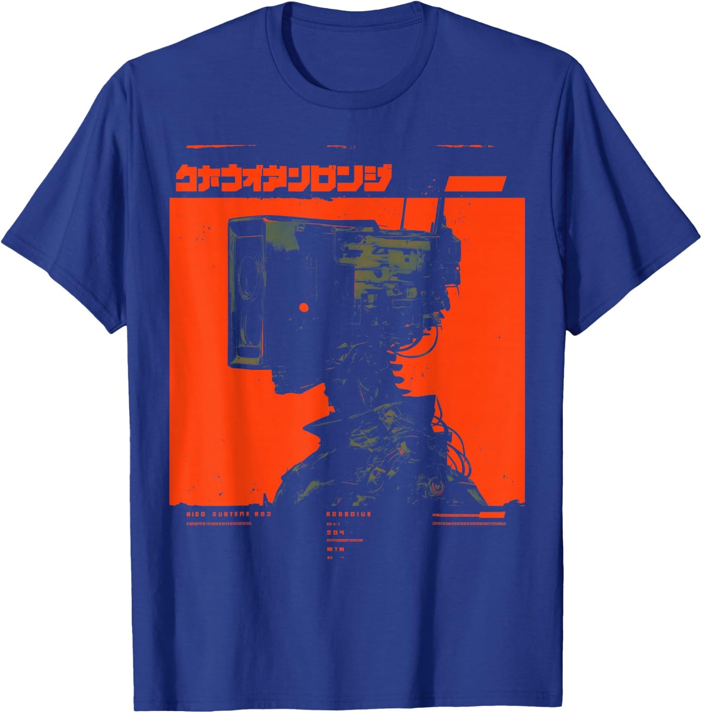 Futuristic Techwear Japanese Cyberpunk Harajuku Horror Punk , black T-Shirt - T-Shirt | Royal