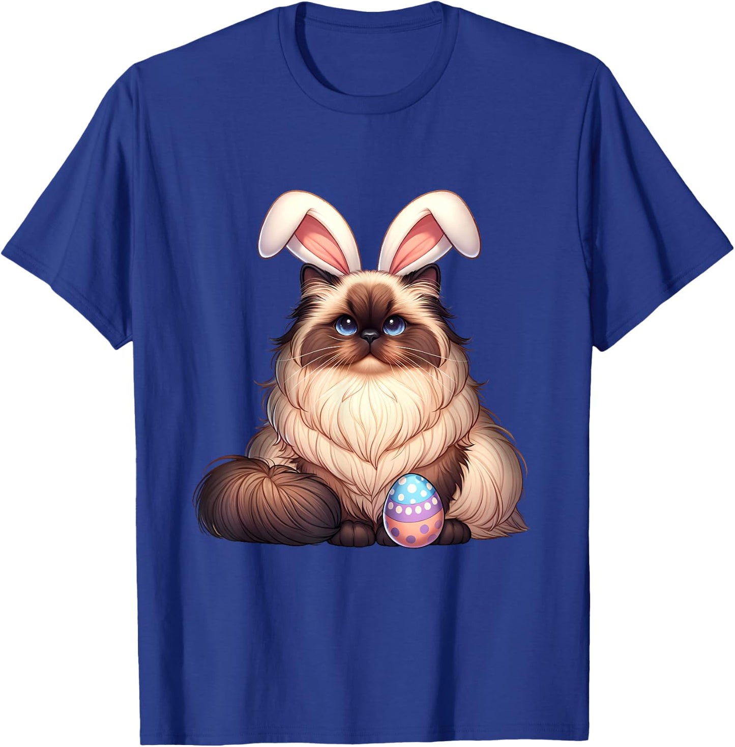 Easter Himalayan Cat Cats Pets Pet Bunny Rabbits Men Women T-Shirt - T-Shirt | Royal