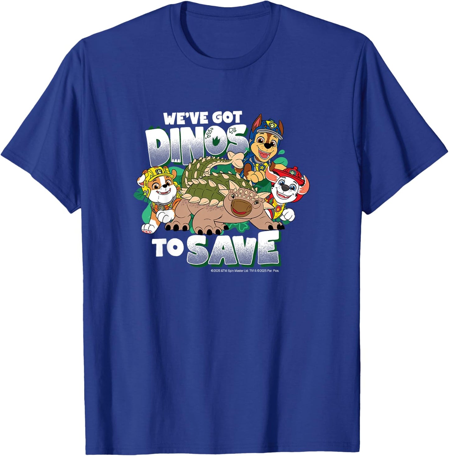 Paw Patrol: The Dino Movie - We've Got Dinos to Save T-Shirt - T-Shirt | Royal