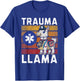 Trauma Llama Lover Healthcare EMT Paramedic T-Shirt - T-Shirt | Royal