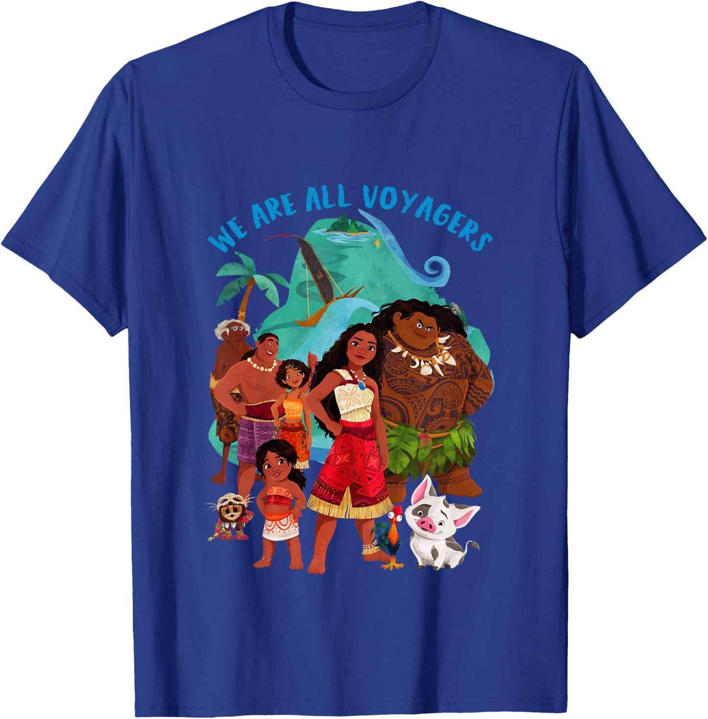 Kids Moana 2 We Are All Voyagers , white, 2 T-Shirt - T-Shirt | Royal
