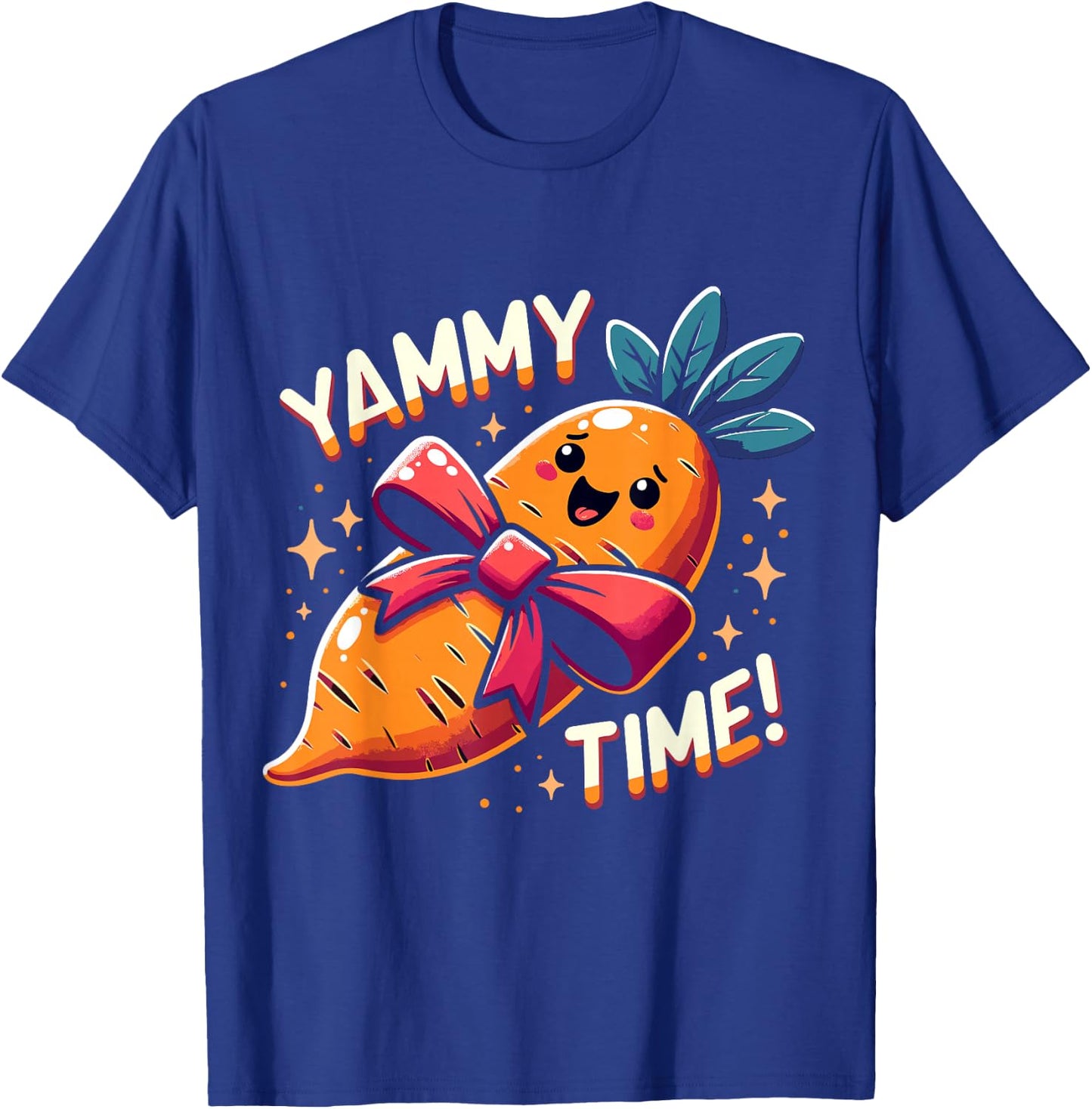 Funny Thanksgiving Yam Yammy Time T-Shirt - T-Shirt | Royal