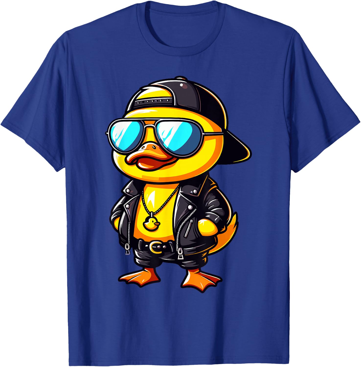 Cool Duck with Sunglasses T-Shirt - T-Shirt | Royal