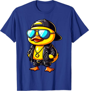 Cool Duck with Sunglasses T-Shirt - T-Shirt | Royal