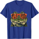 Florida Alligator Wearing Retro Style Sunglasses Animal Art T-Shirt - T-Shirt | Royal