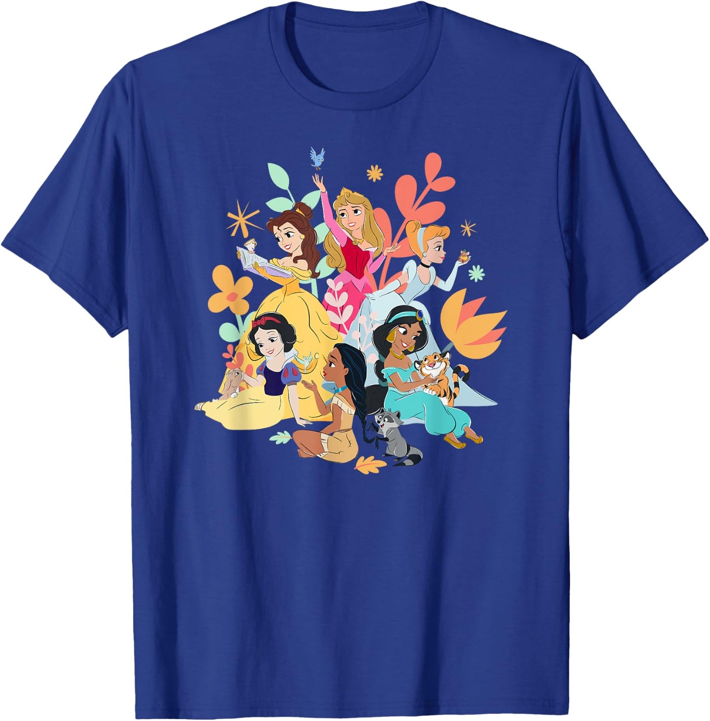 Disney Princesses , Black, S T-Shirt - T-Shirt | Royal