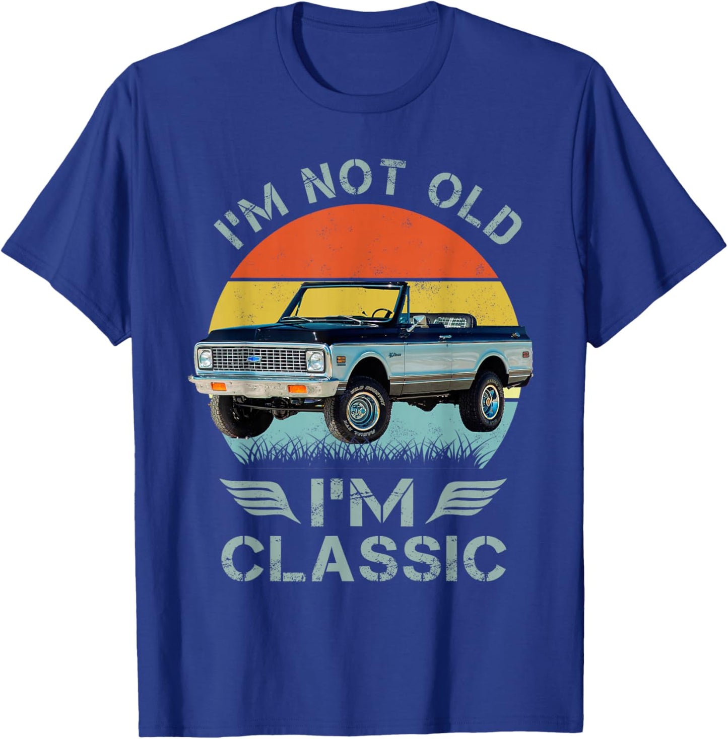 1972 Chevys K5 Blazer T-Shirt - T-Shirt | Royal