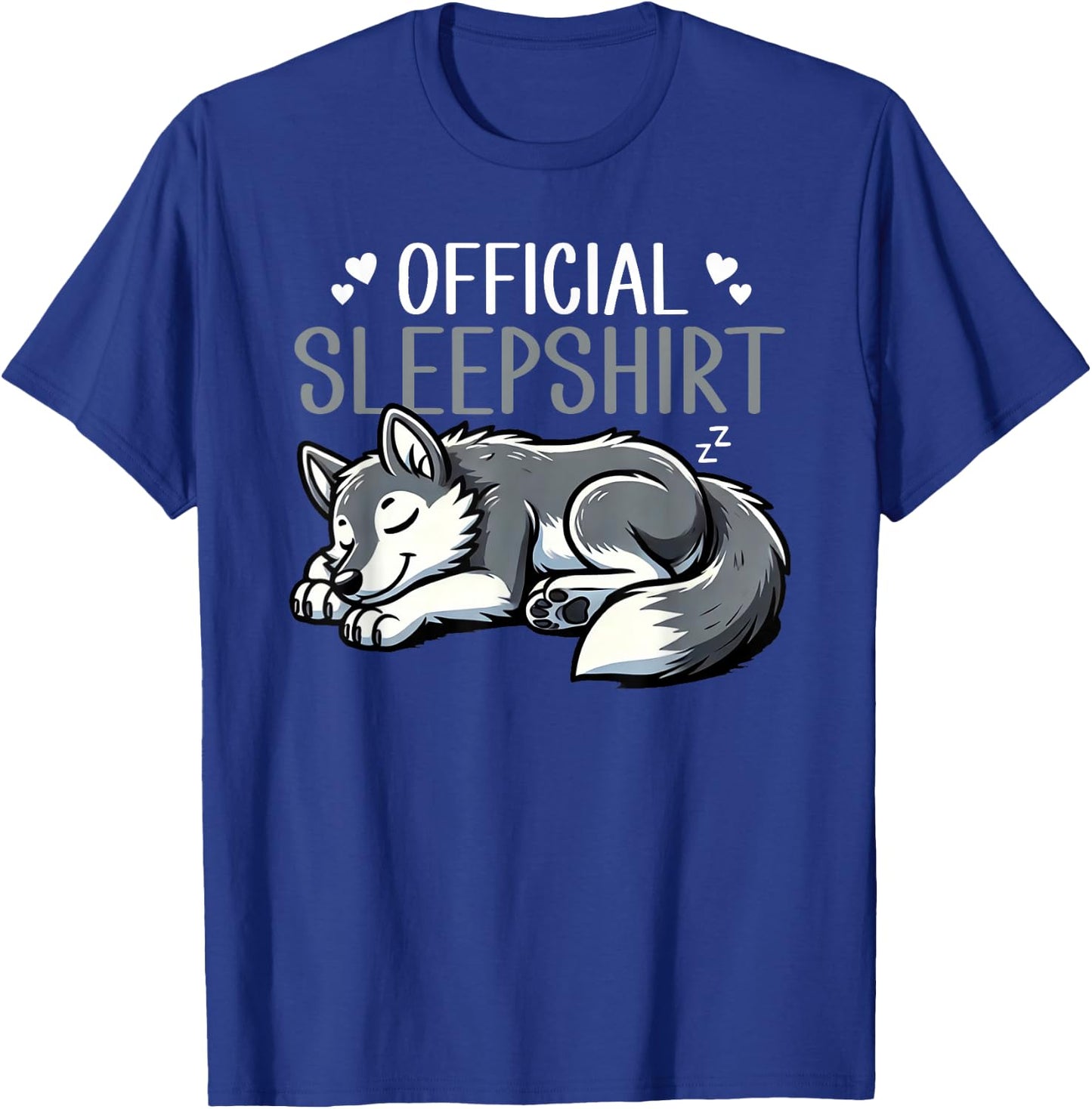 Wolf Official Pyjamas with Wolf Design , Black, S T-Shirt - T-Shirt | Royal