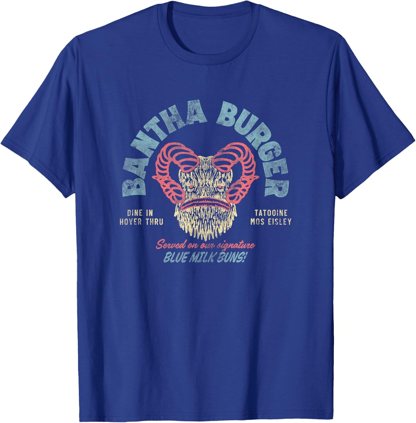 Star Wars Bantha Burger Full Color T-Shirt - T-Shirt | Royal