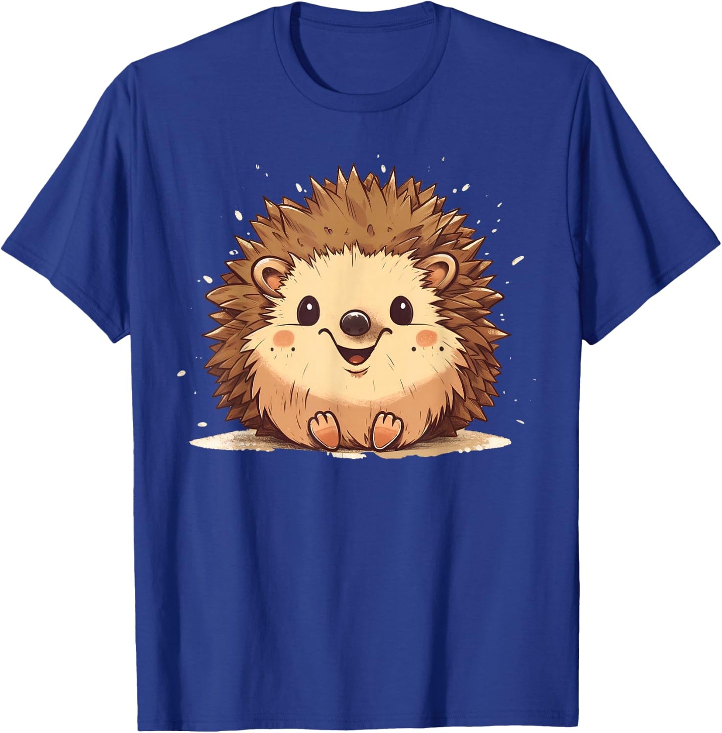 Cute Baby Hedgehog on Hedgehog Children and Hedgehog Kids T-Shirt - T-Shirt | Royal