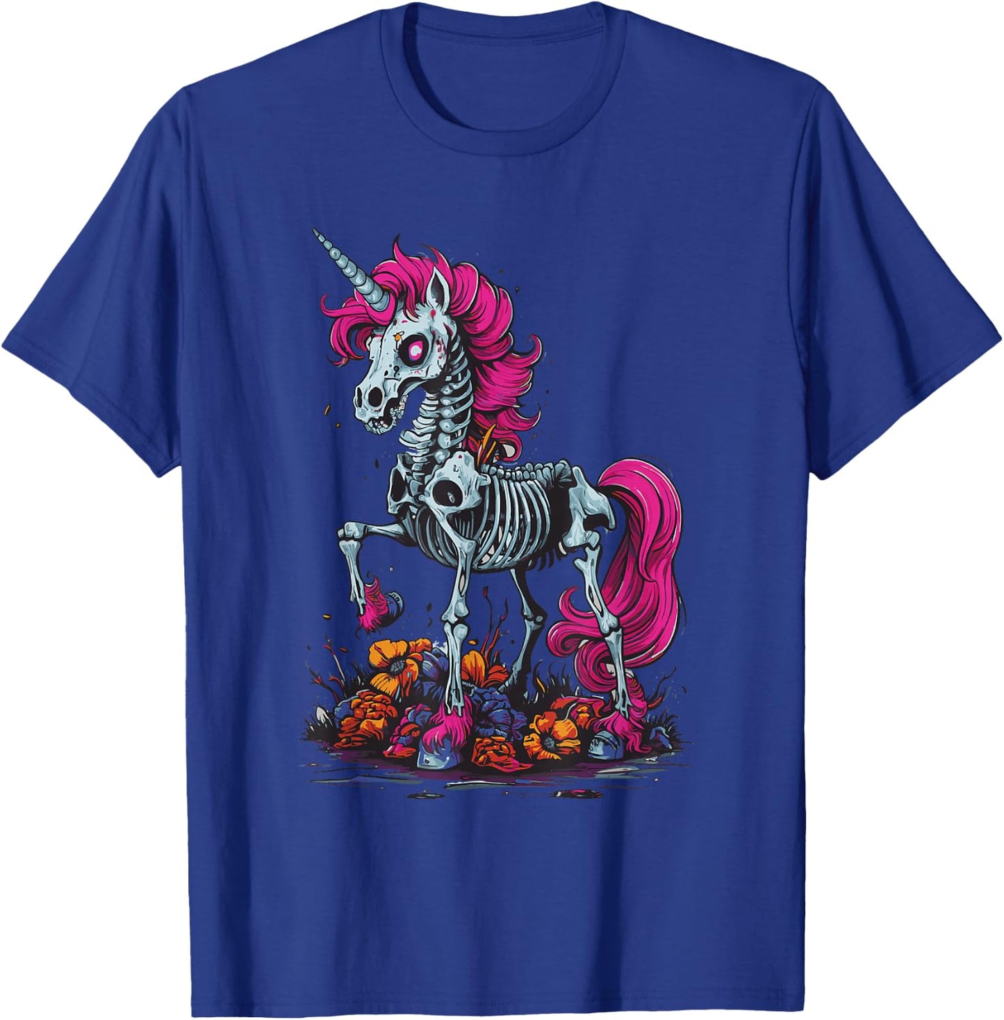 Unicorn Zombie T-Shirt - T-Shirt | Royal