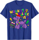 Walk It Like A Dog Mardi Gras Carnival Party Women Men Kid T-Shirt - T-Shirt | Royal