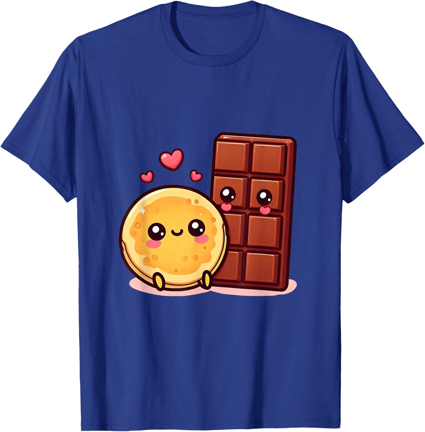 Choco and Pancake Couples Love T-Shirt - T-Shirt | Royal