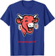 The Laughing Cow Polka Dot , Blue, S T-Shirt - T-Shirt | Royal