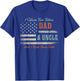 I Have Two Titles Dad & Uncle and Rock Them Both USA Flag T-Shirt - T-Shirt | Royal