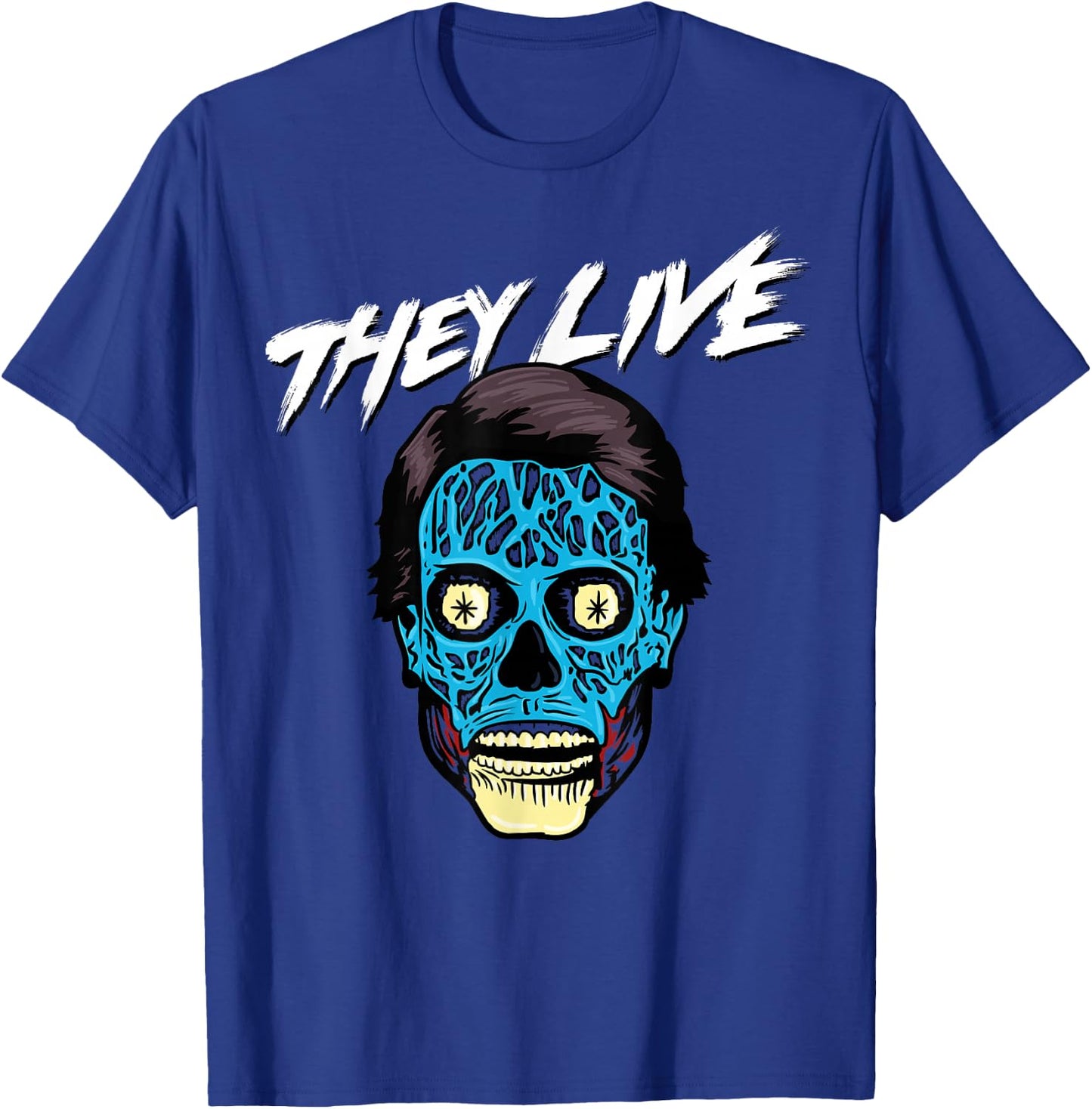 They Live Alien Big Face T-Shirt - T-Shirt | Royal
