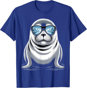 Cool Arctic Seal T-Shirt - T-Shirt | Royal