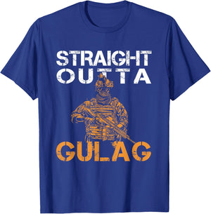 Warzone Verdansk, Straight Outta Gulag T-Shirt - T-Shirt | Royal