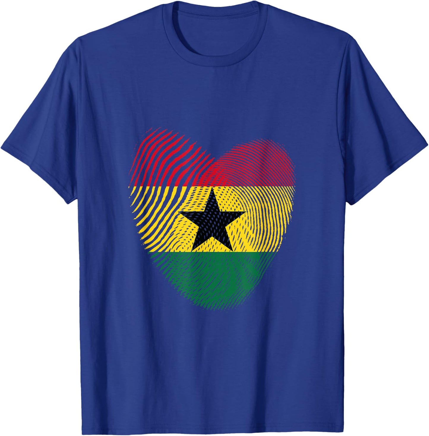 Football Jersey Team Ghana 2022 Supporter Stars T-Shirt - T-Shirt | Royal