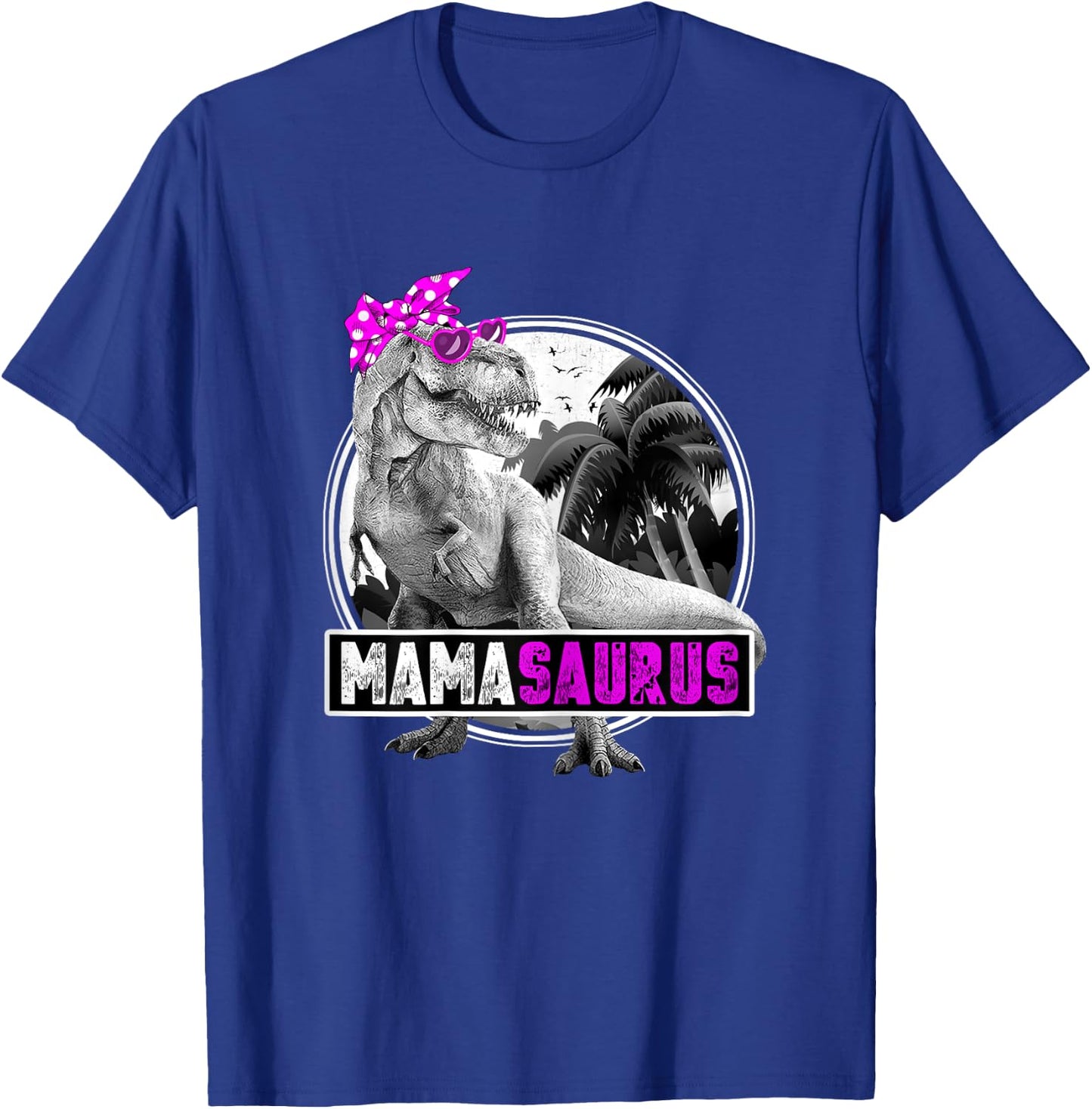 Mamasaurus Rex Dinosaur Shirt Best Gift Mum T-Shirt - T-Shirt | Royal