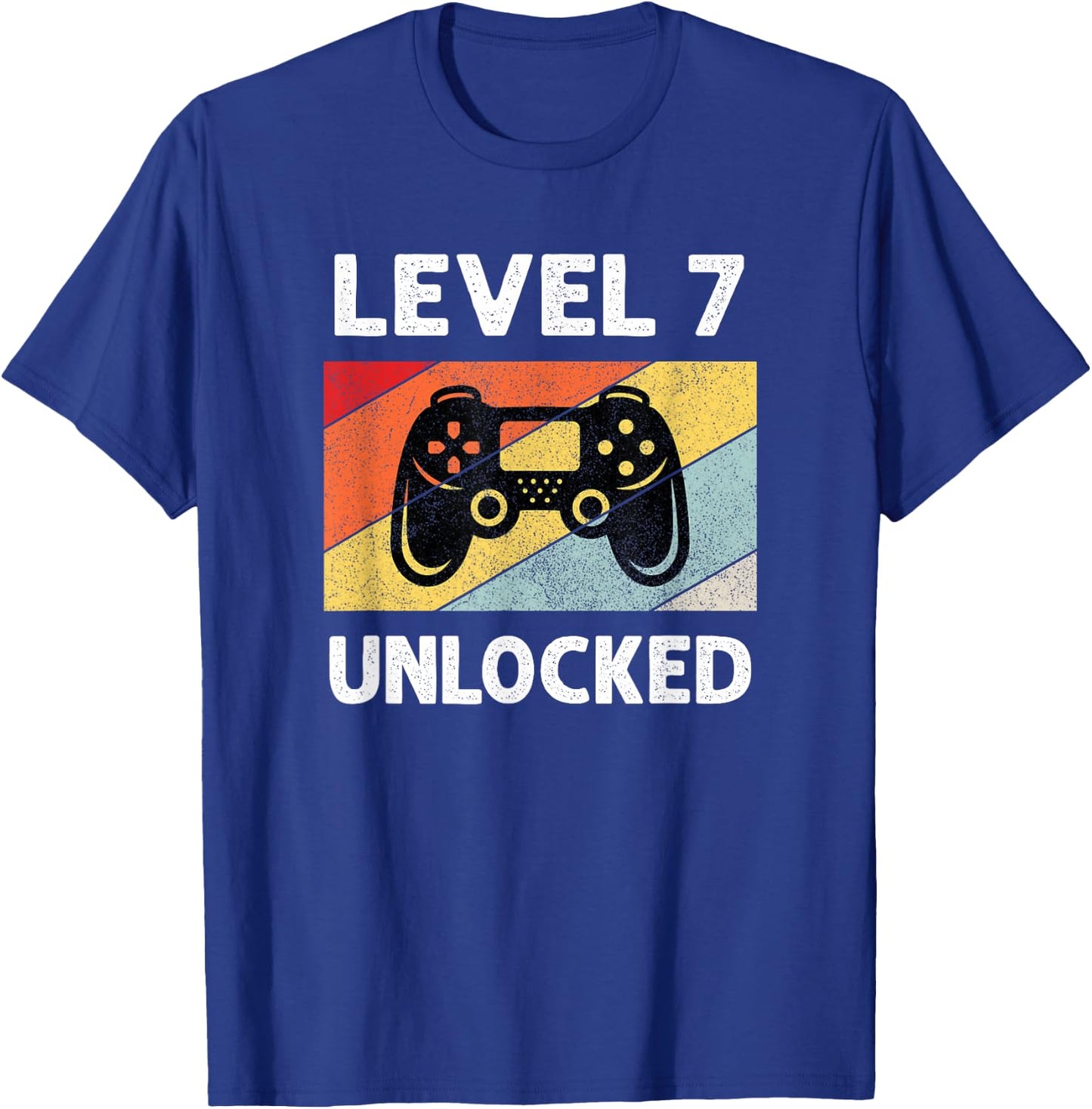 7th Birthday Shirts | 7 Year Old Boys T-Shirt - T-Shirt | Royal