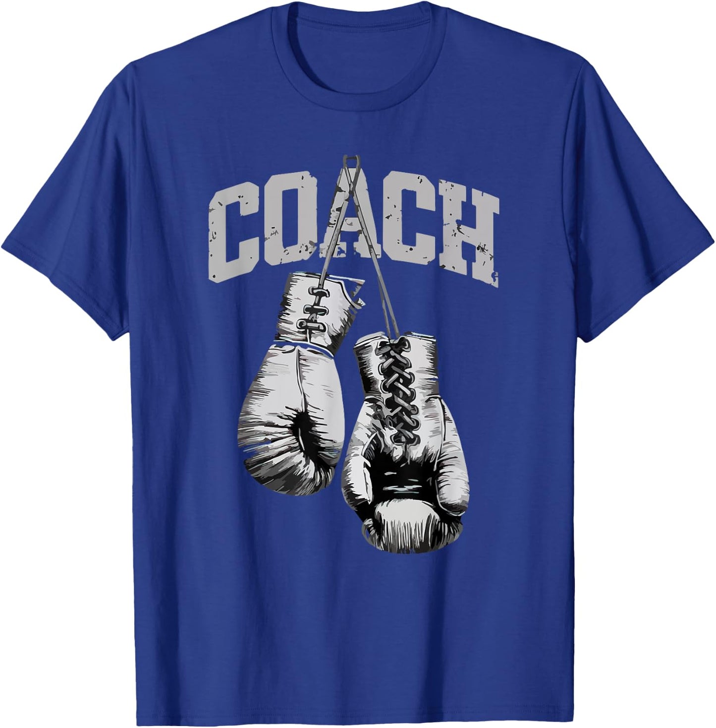 Boxing Gloves Retro Boxing Coach Kickboxing MMA , Black, S T-Shirt - T-Shirt | Royal