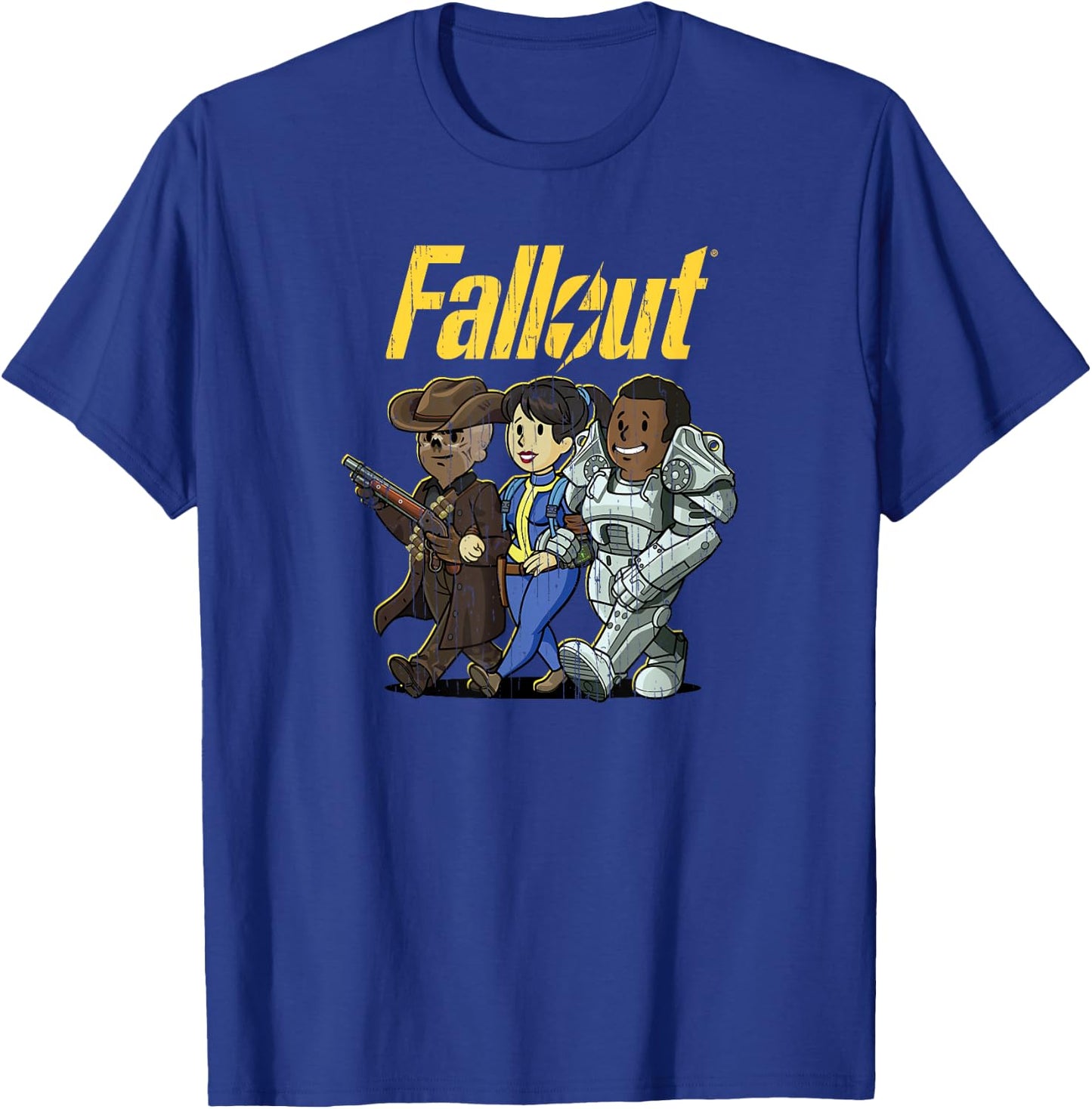 Fallout - Auf einem Spaziergang , blue T-Shirt - T-Shirt | Royal