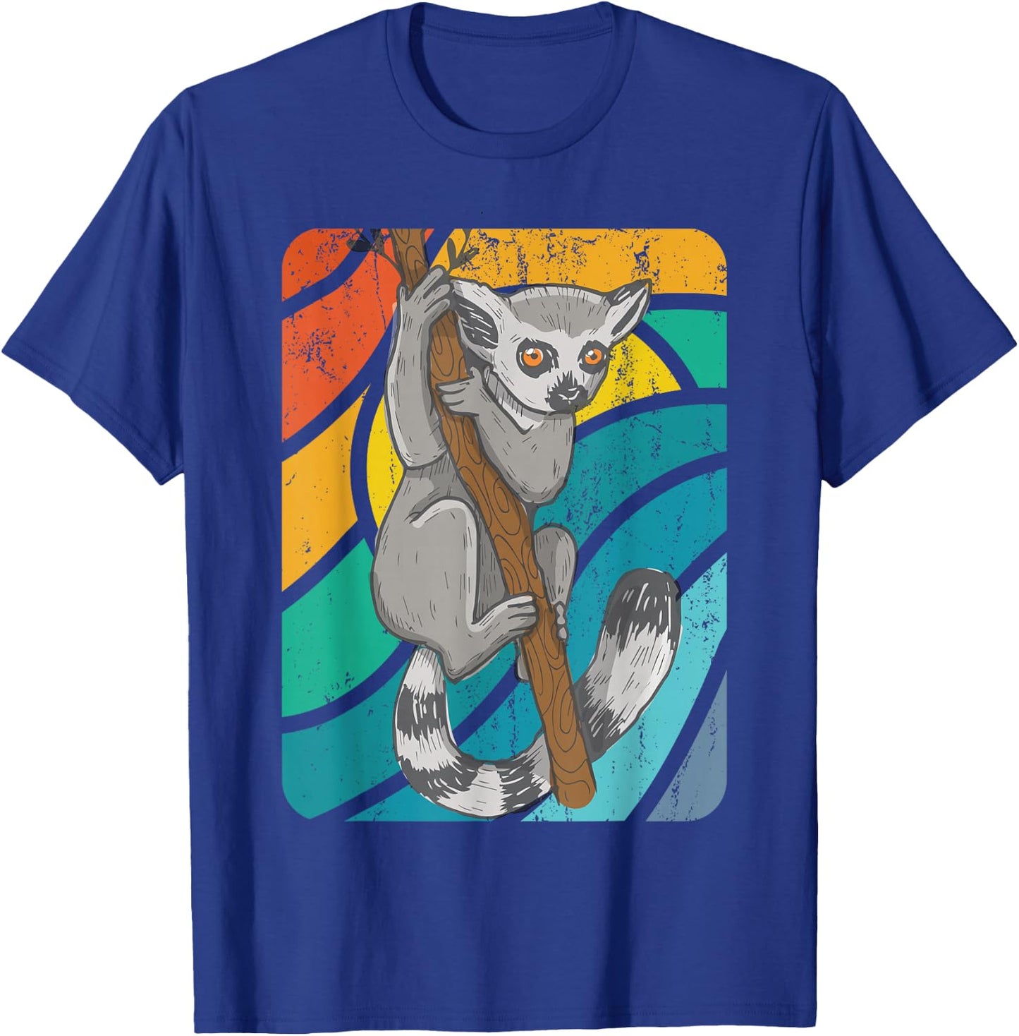 Ring Tailed Lemur T-Shirt - T-Shirt | Royal