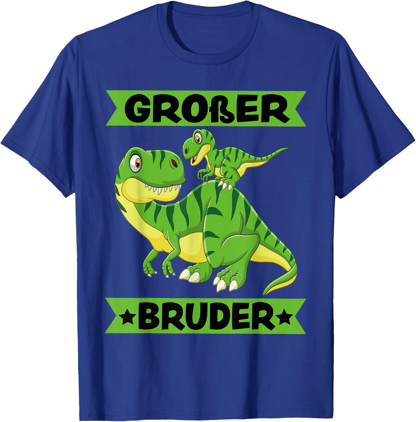 Dinosaur Big Brother 2025 Cute T-Rex Dino T-Shirt - T-Shirt | Royal