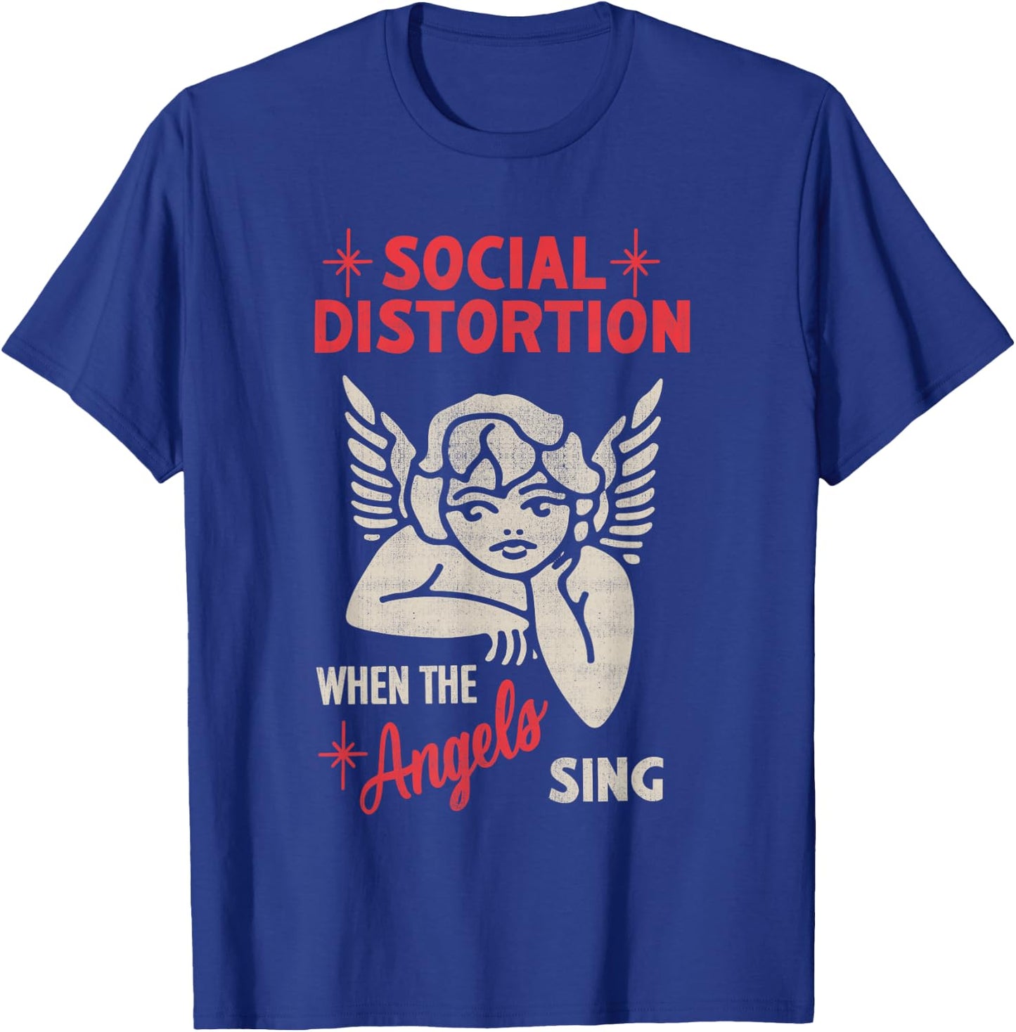 Official Social Distortion When Angels Sing T-Shirt - T-Shirt | Royal