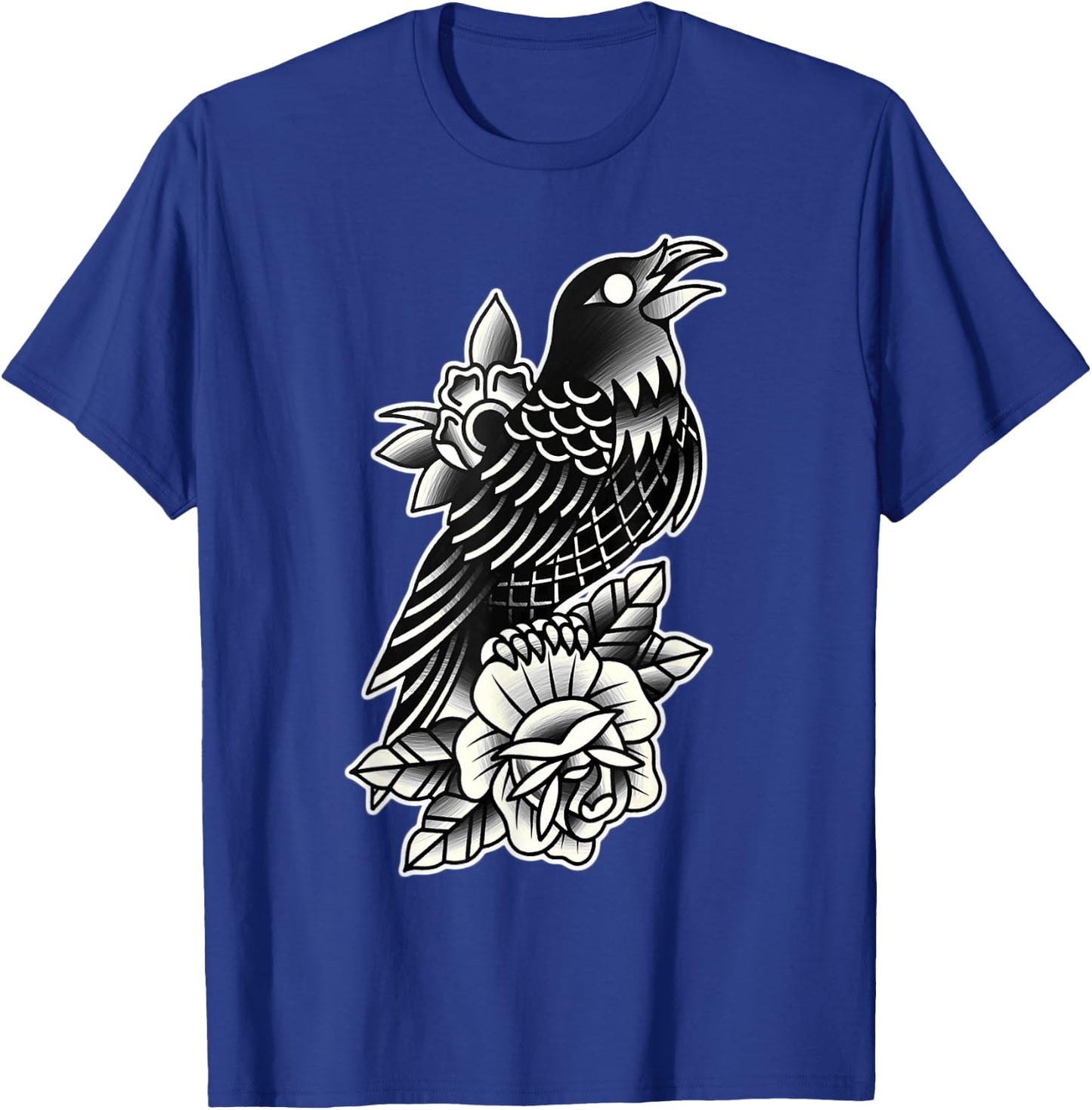 Raven Rose Tattoo T-Shirt - T-Shirt | Royal