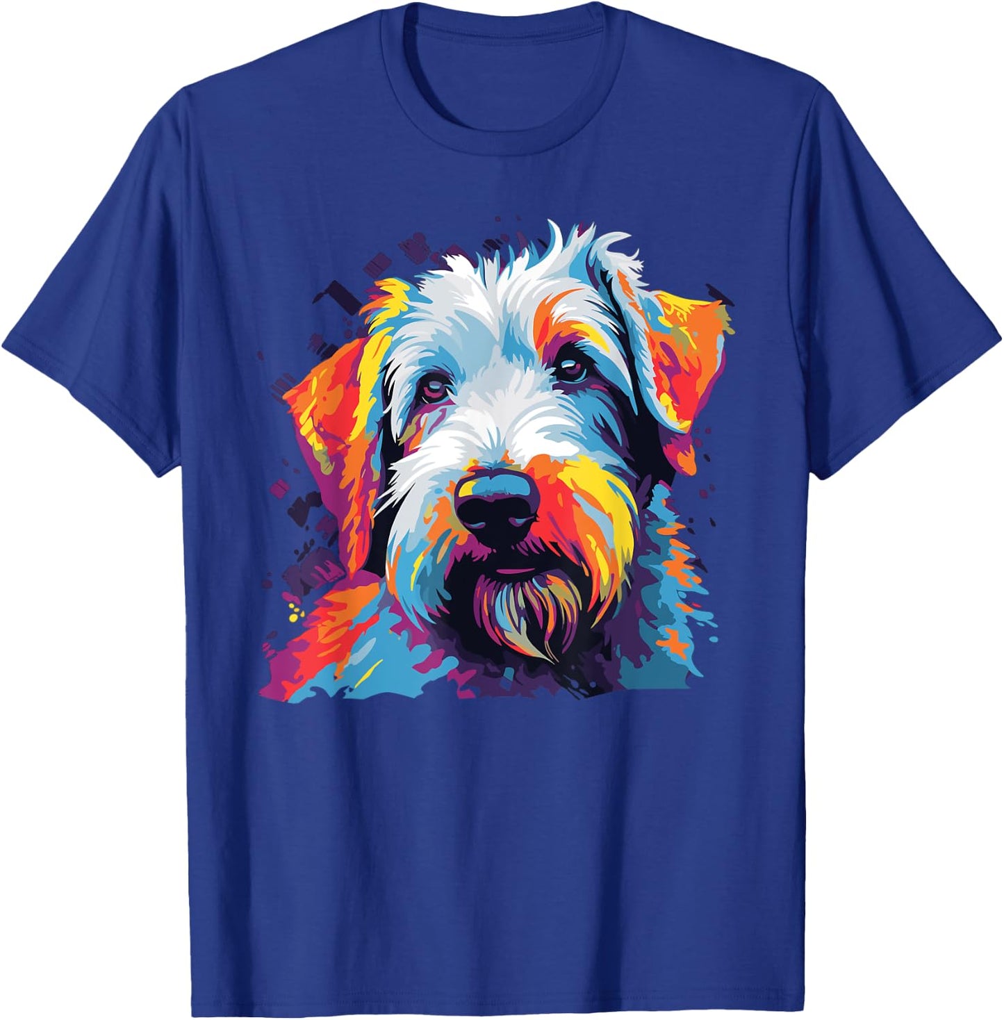 Watercolor Colorful Sealyham Terrier Dog T-Shirt - T-Shirt | Royal
