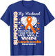 Supporting My Husband - Leukemia Awareness shirt T-Shirt - T-Shirt | Royal