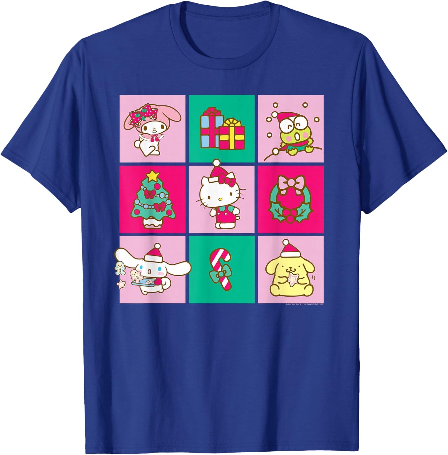 Hello Sanrio Friends Christmas Time Shirt T-Shirt - T-Shirt | Royal