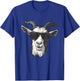 Goat Sunglasses Graphic T-Shirt - T-Shirt | Royal