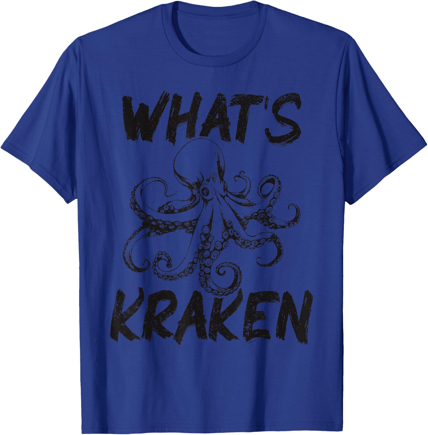 What's Kraken Funny Scuba Diving Diver Octopus T-Shirt - T-Shirt | Royal