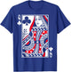 Queen of Clubs Poker or Blackjack Club Queens Playing Card T-Shirt - T-Shirt | Royal
