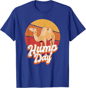 Funny Hump Day Camel Retro Vintage Camel Lovers T-Shirt - T-Shirt | Royal
