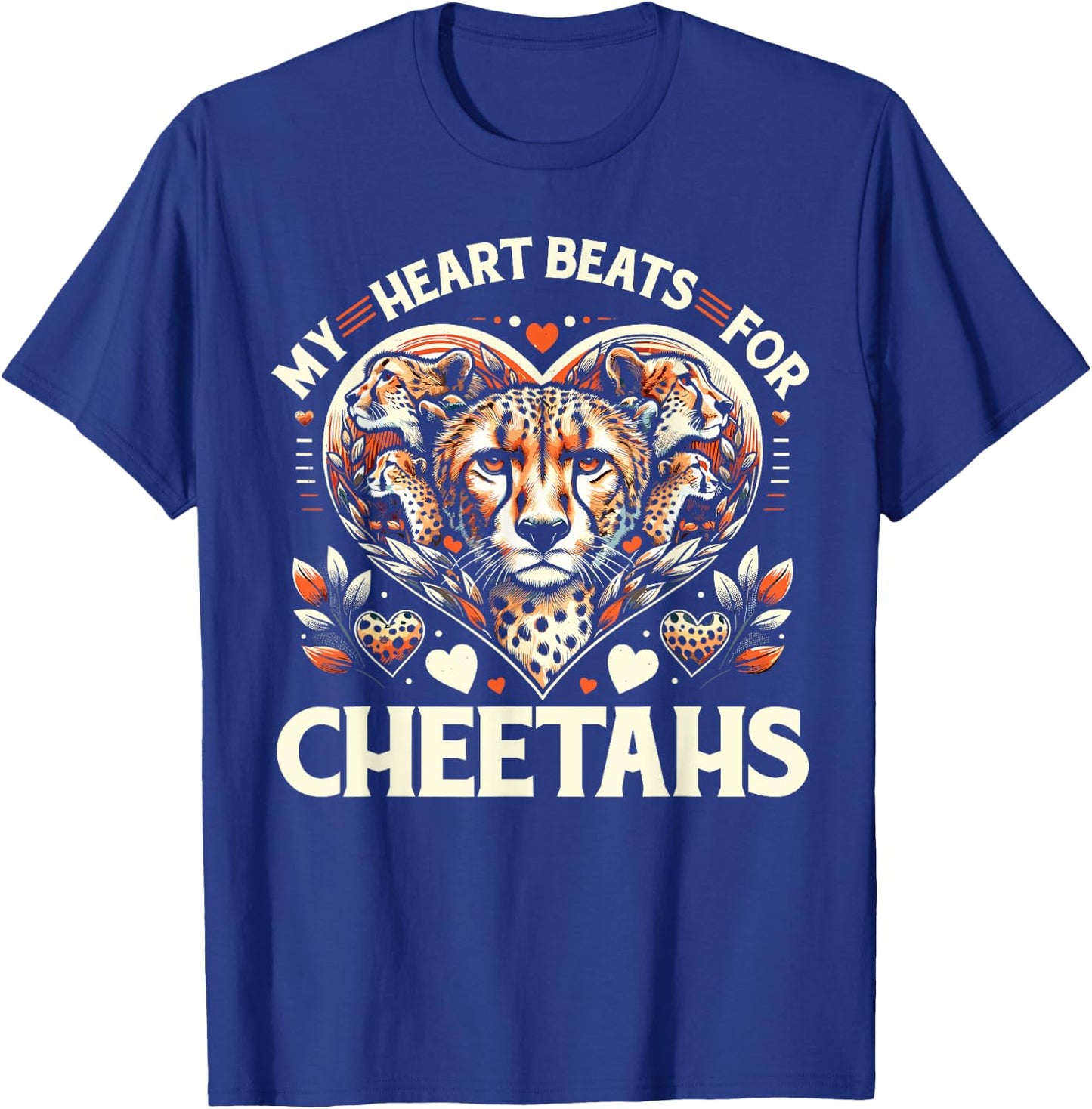Leopard Cheetah T-Shirt - T-Shirt | Royal