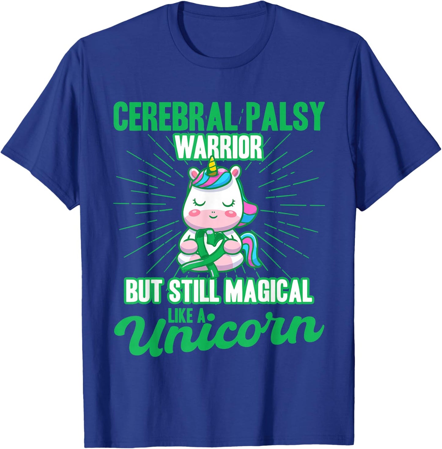 Magical Like A Unicorn Cerebral Palsy Awareness T-Shirt - T-Shirt | Royal