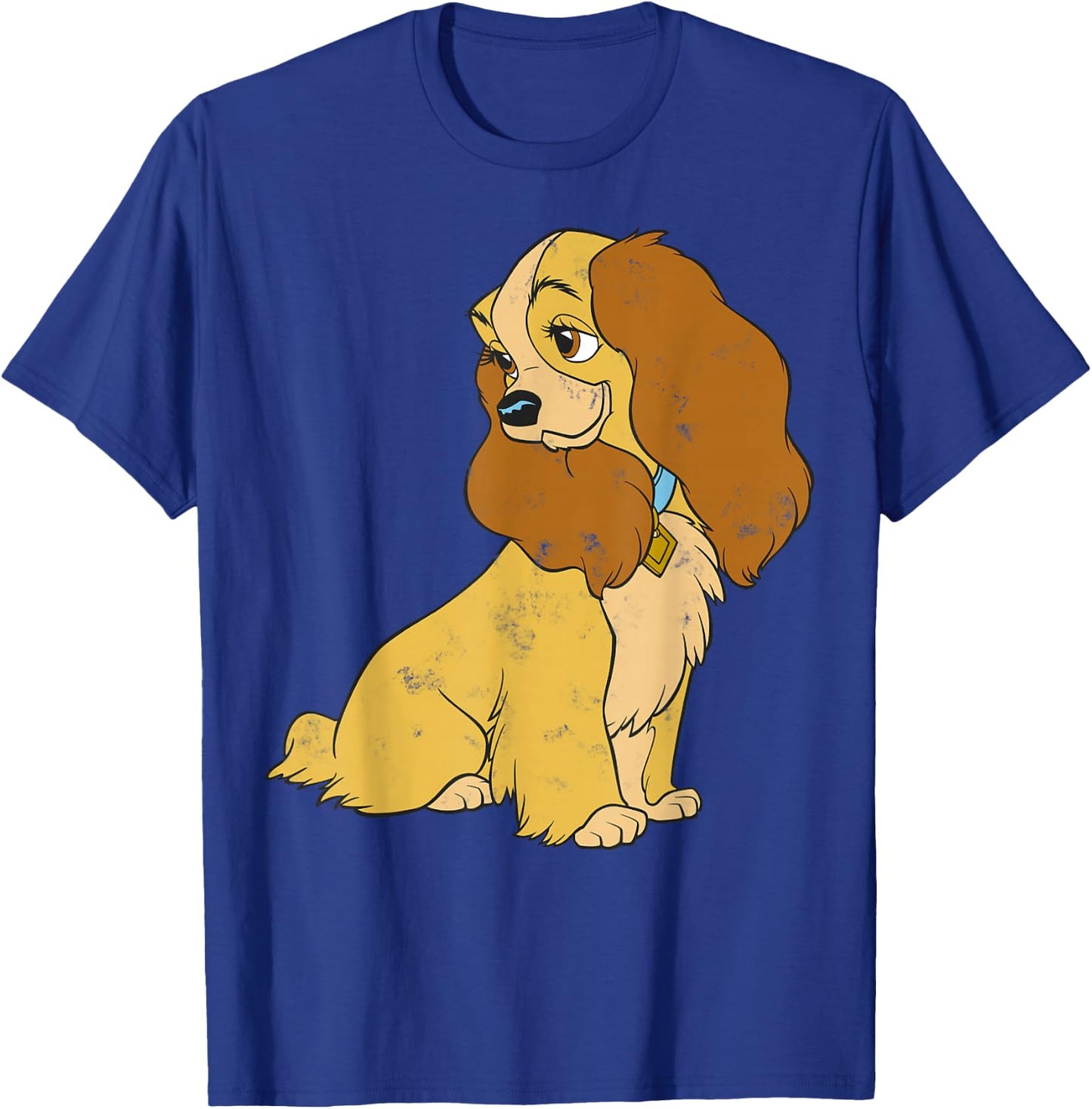 Disney Lady and The Tramp Lady Simple Portrait T-Shirt - T-Shirt | Royal