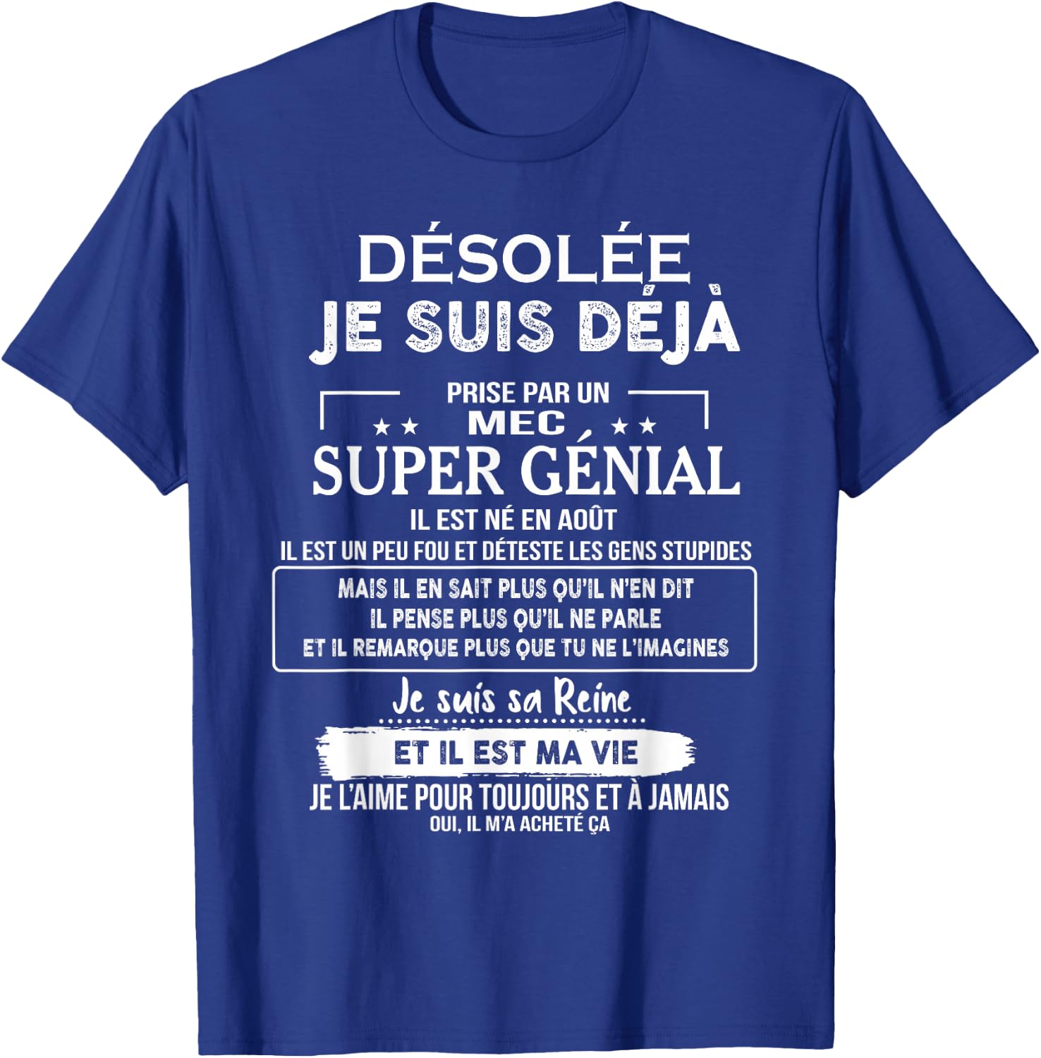 T-Shirt T-Shirt - T-Shirt | Royal