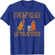 That's What I Do I Play Golf I Drink Bourbon & I Know Things T-Shirt - T-Shirt | Royal