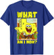 Mademark x SpongeBob SquarePants - SpongeBob Texas Map What Am I Texan SpongeBob T-Shirt - T-Shirt | Royal