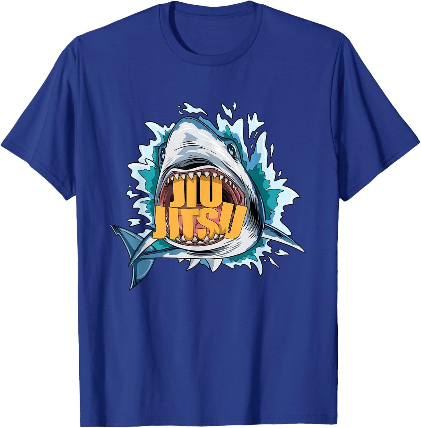 Jiu Jitsu Shark T-Shirt - T-Shirt | Royal