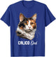 Calico Cat Calico Dad T-Shirt - T-Shirt | Royal